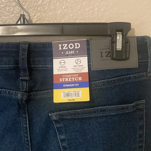IZOD Deep Indigo Denim Pants - Picture 4 of 4